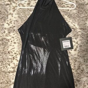 Norma Kamali Halter Neck Gown